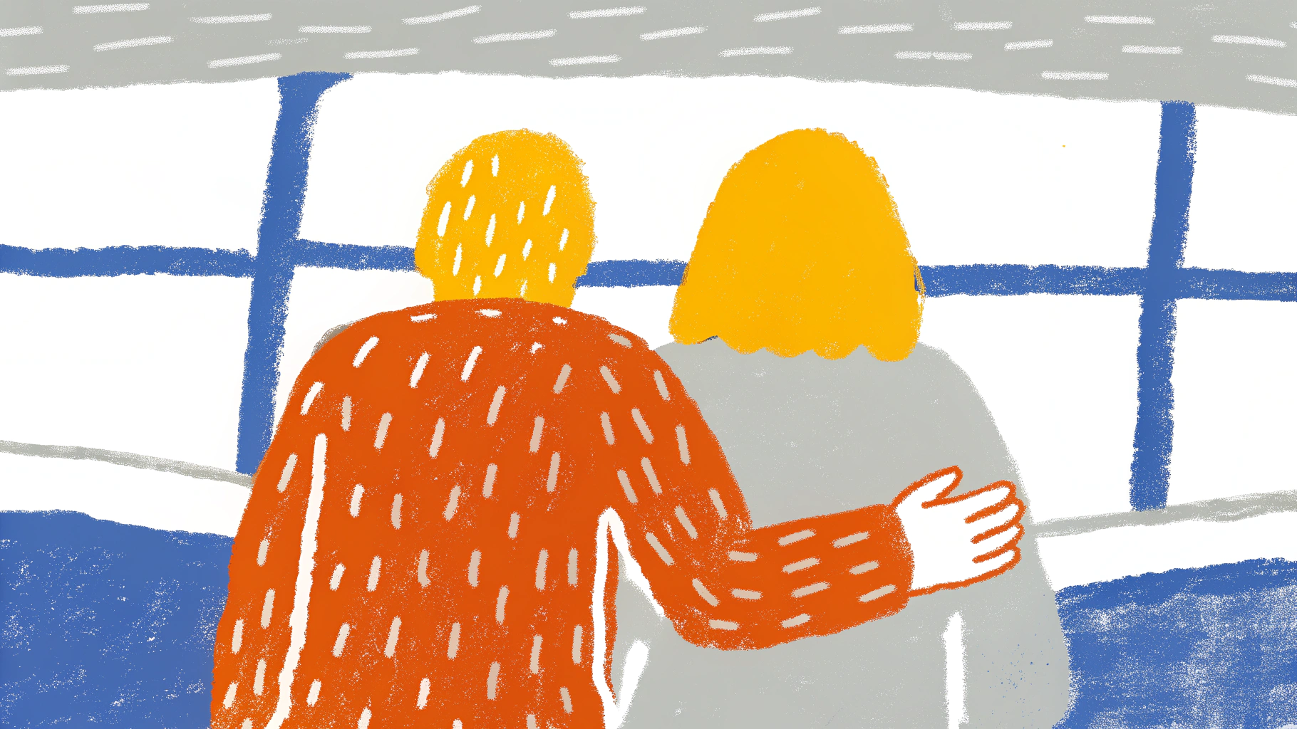 Couple in warm embrace surrounded by flowering branches, representing trust and open communication in relationships