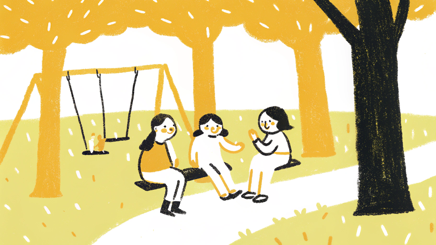 couple reminiscing about their younger selves and high school days