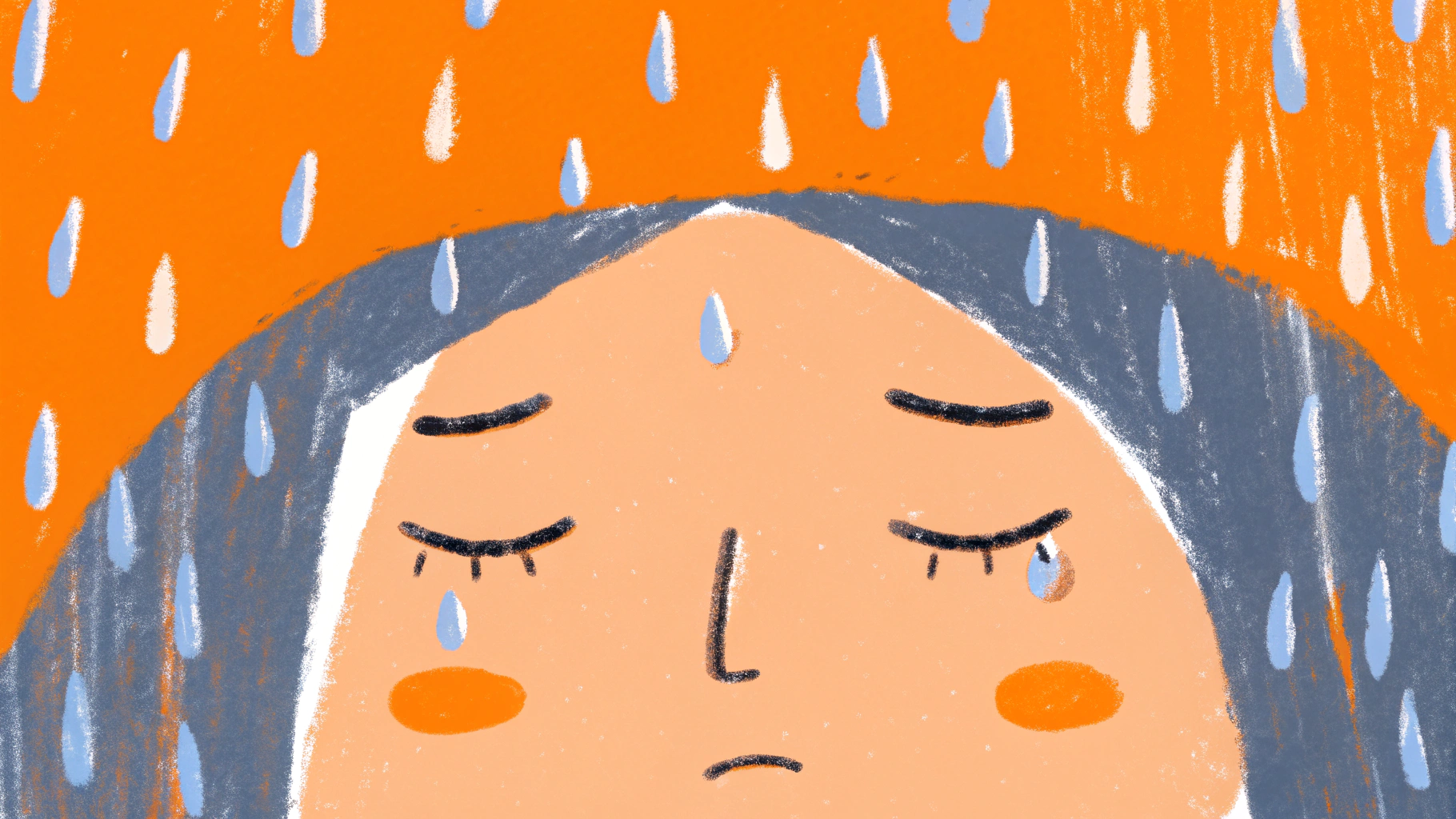 tender moment of couple sharing emotional tears and vulnerability together