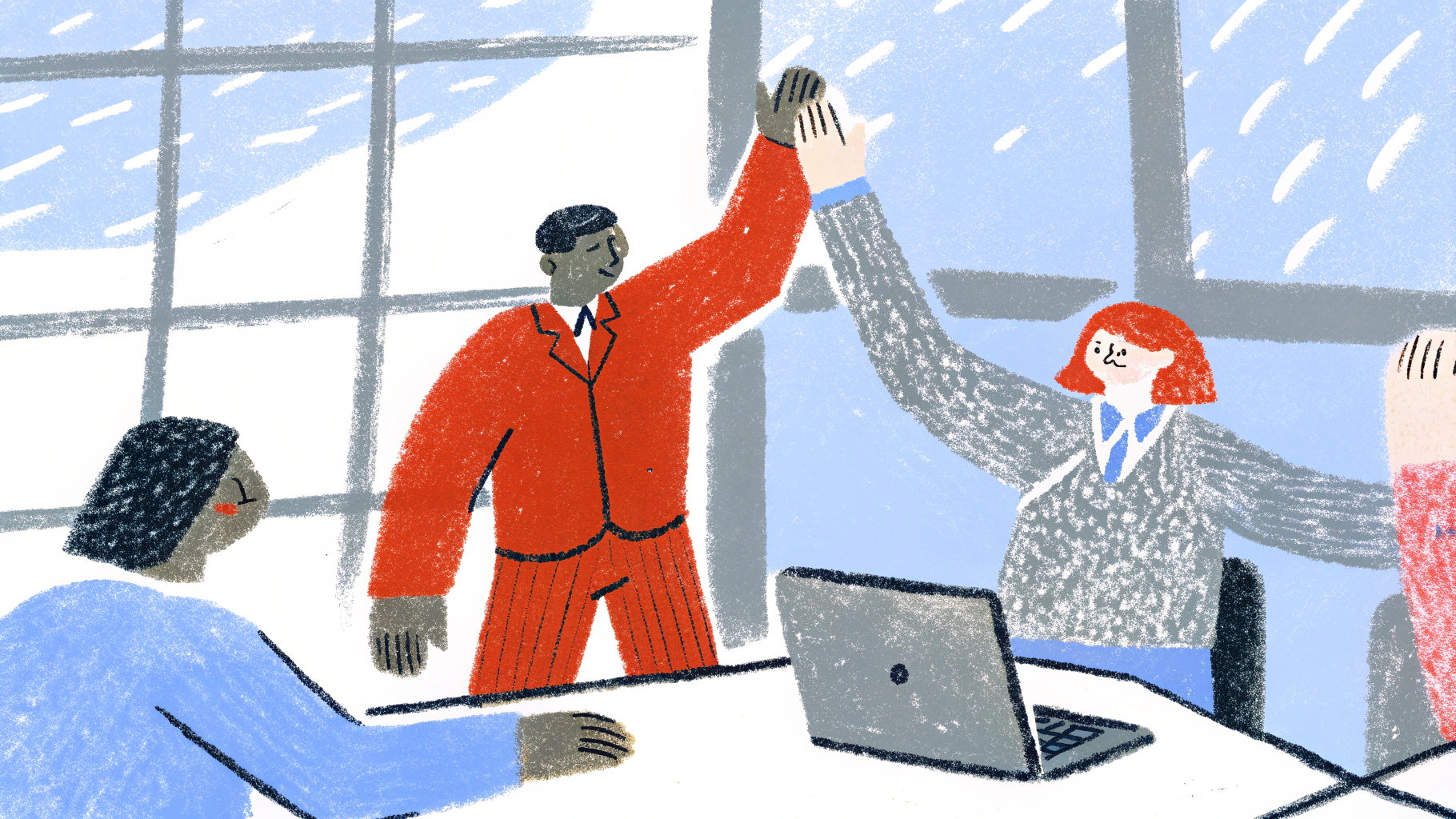 Couple being teammates showing partnership and mutual support